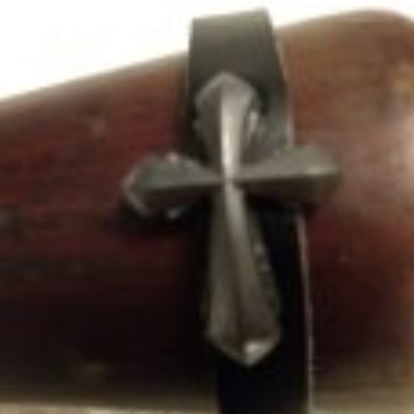 Jewelry - Genuine Leather Cross Bracelets Bangle